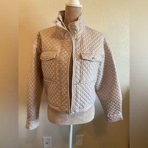 Ciso Quilted Tan Jacket